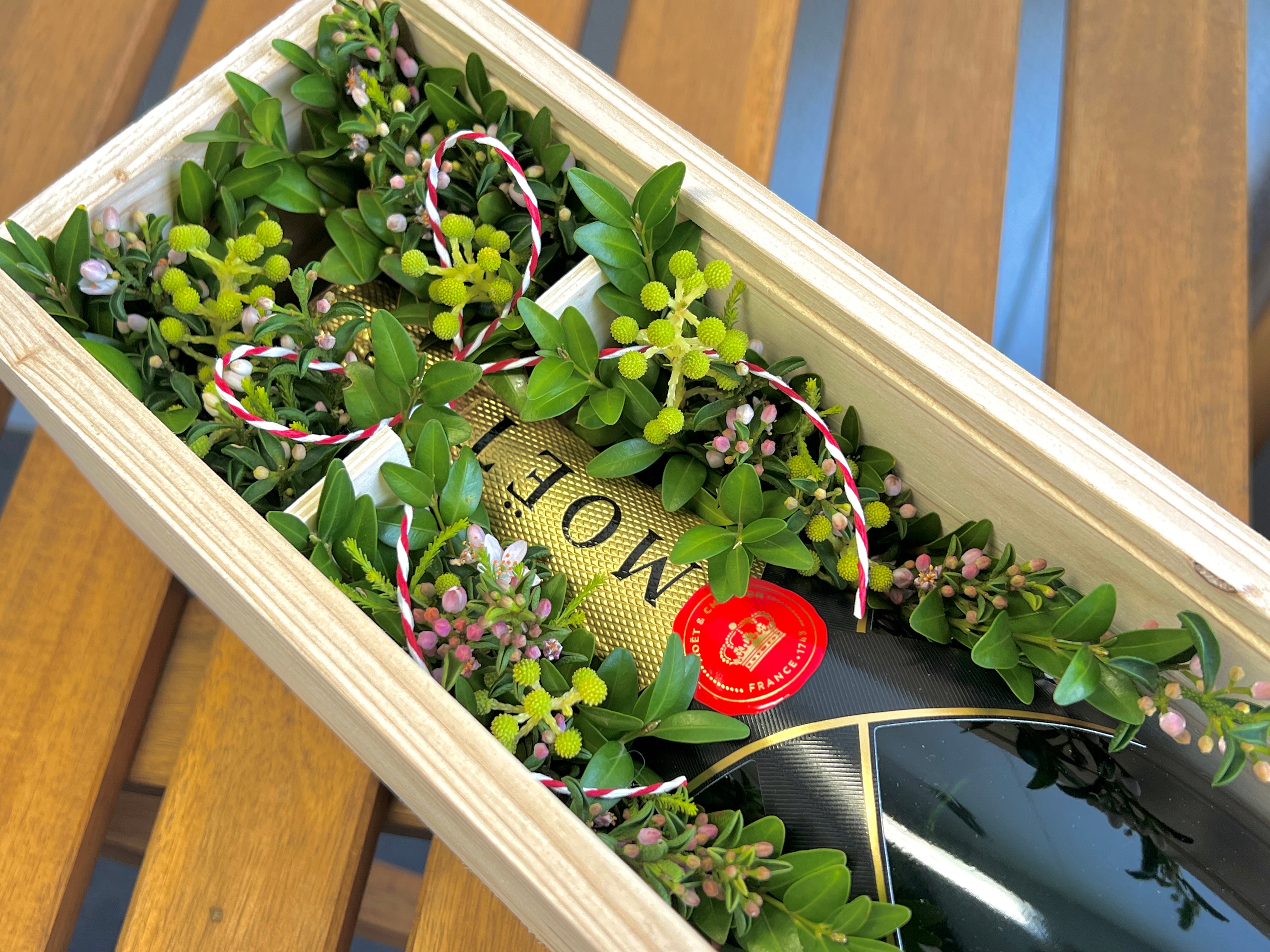 Bottle in Bloom —  Moët
